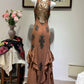 Robe longue de soirée rétro NV6443