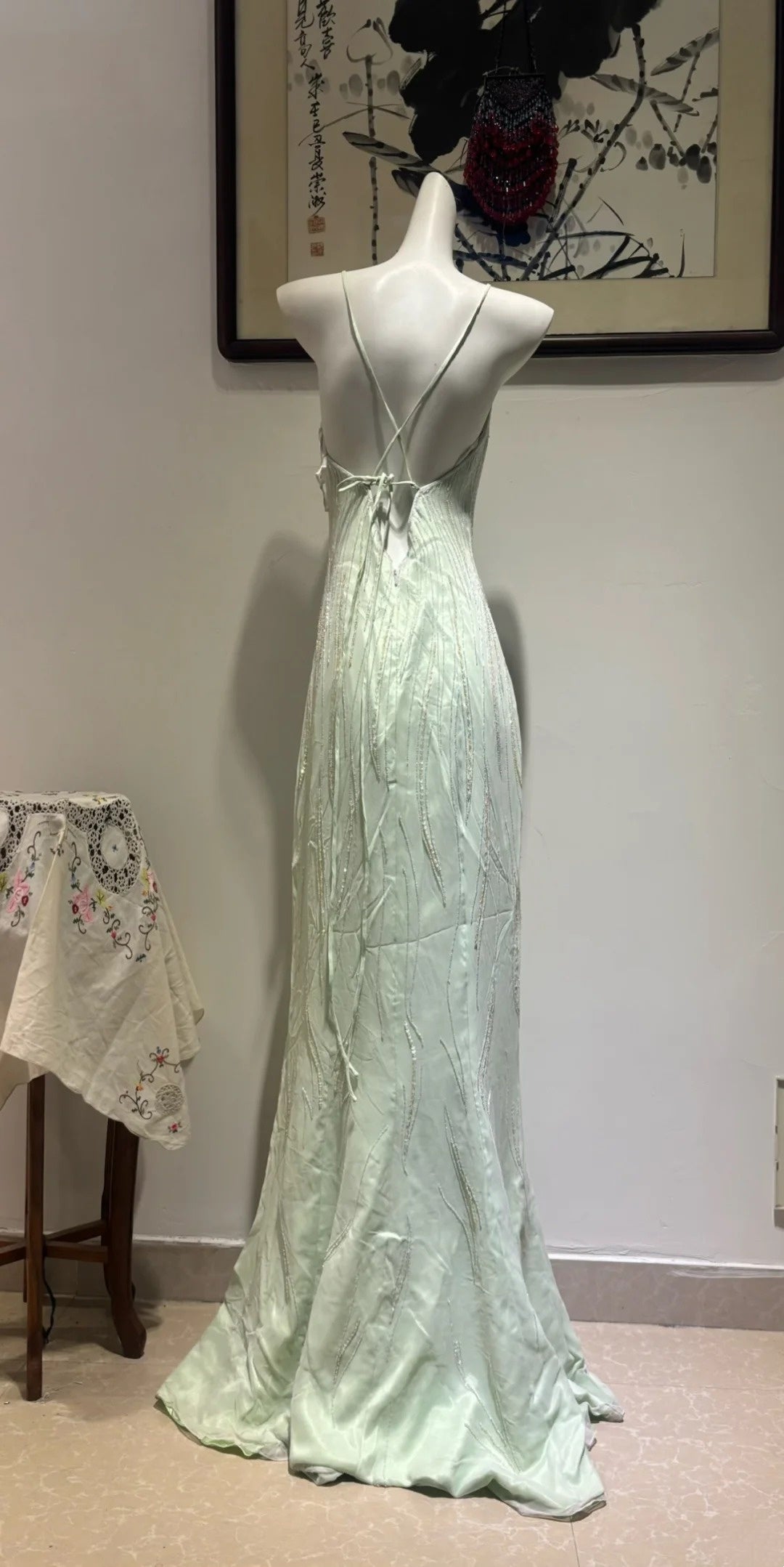 Robe longue de soirée rétro NV6444