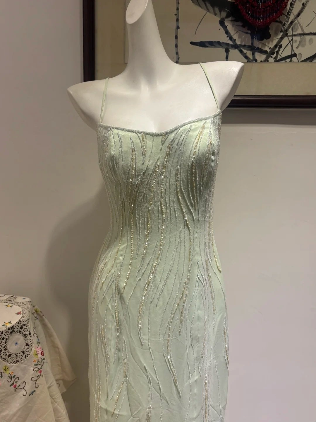 Robe longue de soirée rétro NV6444