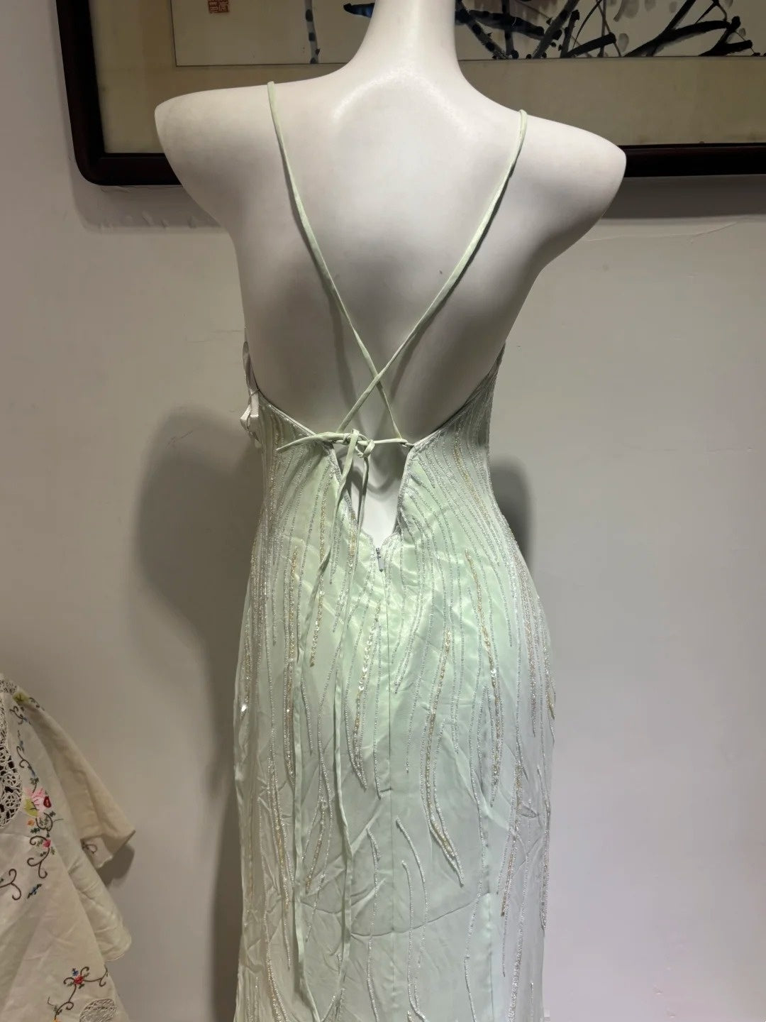 Robe longue de soirée rétro NV6444