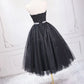 A-line sweetheart neckline black short prom dress formal evening dress homecoming dress birthday dress nv2116