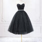 A-line sweetheart neckline black short prom dress formal evening dress homecoming dress birthday dress nv2116