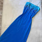 Light blue y2k sequins flowing mini short/long chiffon homecoming dress prom dress evening dress birthday party dress banquet dress nv4565
