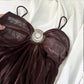 Brown Vintage Fairy Chiffon Homecoming Dress Party Dress Birthday Dress Prom Dress nv4539