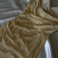 ✨Butter yellow fashion suspenders unique sparkling glitter sweetheart backless neckline beaded tassel long chiffon prom dress nv5378