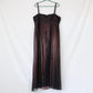 ✨Retro Empire Dress Pink Brown Exquisite Beaded Long Tulle Prom Dress Evening Dress Party Dress nv4993