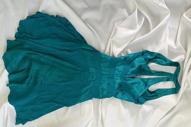 Blue Vintage Fairy Short Satin Homecoming Dress Party Dress Birthday Dress Prom Dress nv4541