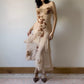 Romantic light brown hand-beaded floral chiffon prom dress nv5363
