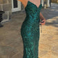 Women's green fashion formal prom gown nv5339