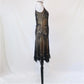 Brown Beaded Short/Mid-Length Chiffon Homecoming Dress Birthday Party Dress nv4978
