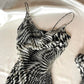 Beautiful black grey retro fashion long chiffon evening gown party dress nv5385