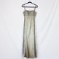 ✨Vintage Champagne Gold Empire Dress High Waist Fairy Long Tulle Formal Prom Dress Evening Gown nv4992