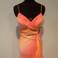 Orange Fashion Gradient Elegant Sleeveless Long Chiffon Floor Length Ball Gown Evening Dress Party Dress nv3722