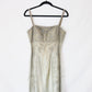 ✨Vintage Champagne Gold Empire Dress High Waist Fairy Long Tulle Formal Prom Dress Evening Gown nv4992