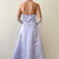 Light Purple Vintage Elegant Exquisite Floral Beading Long Satin Tulle Ball Gown Evening Dress Birthday Party Dress Prom Dress nv4001