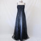 🥀 Empire Dress Vintage Silver and Black Glitter Ombre Beaded High-Waisted Long Tulle Prom Dress Evening Dress Party Dress nv4981