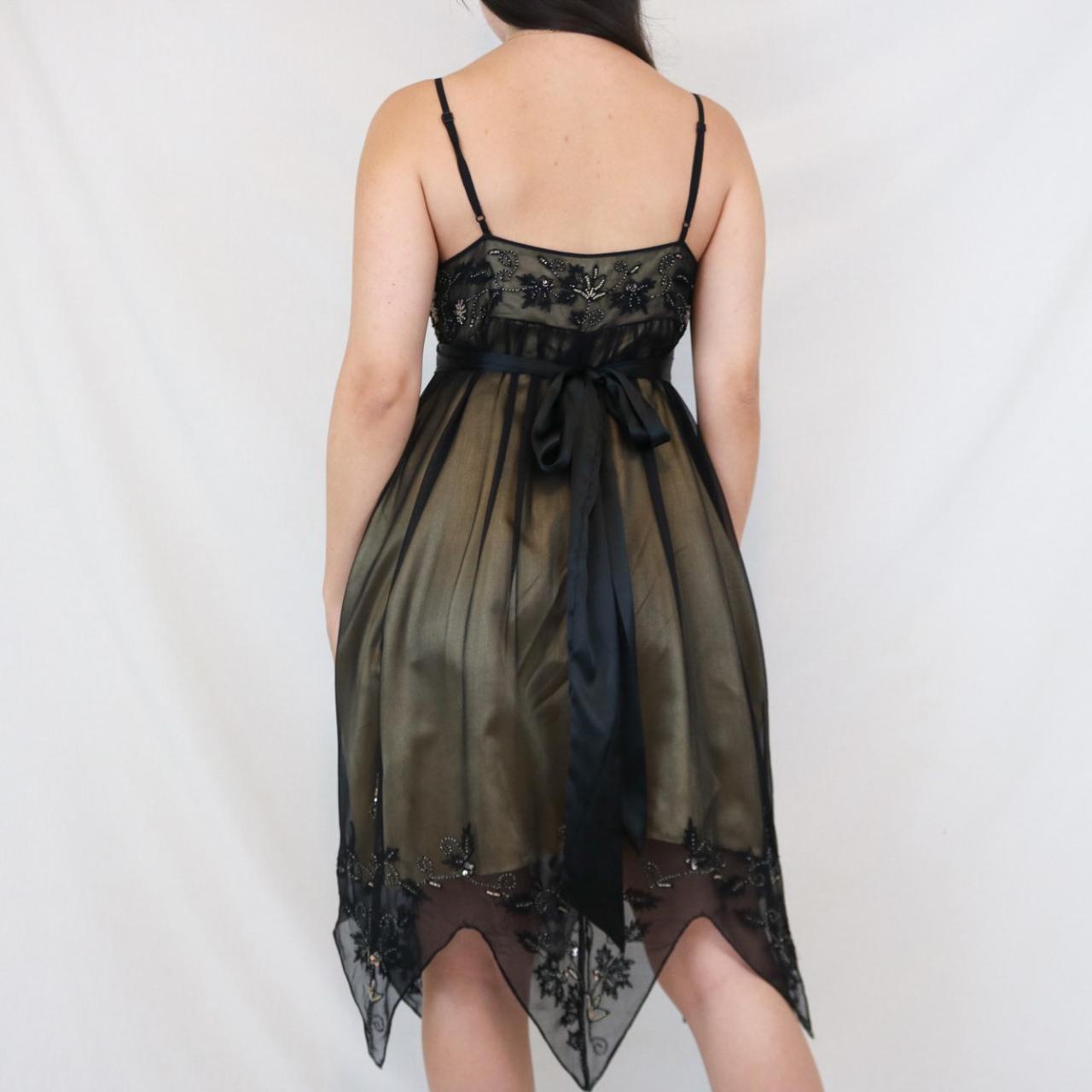 Brown Floral V-Neck Spaghetti Strap Short Chiffon Homecoming Dress Birthday Party Dress nv4976
