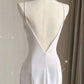 Black/Red/White Elegant Spaghetti Strap Backless Long Ruffle Mermaid Slim Ball Gown Evening Dress nv3518