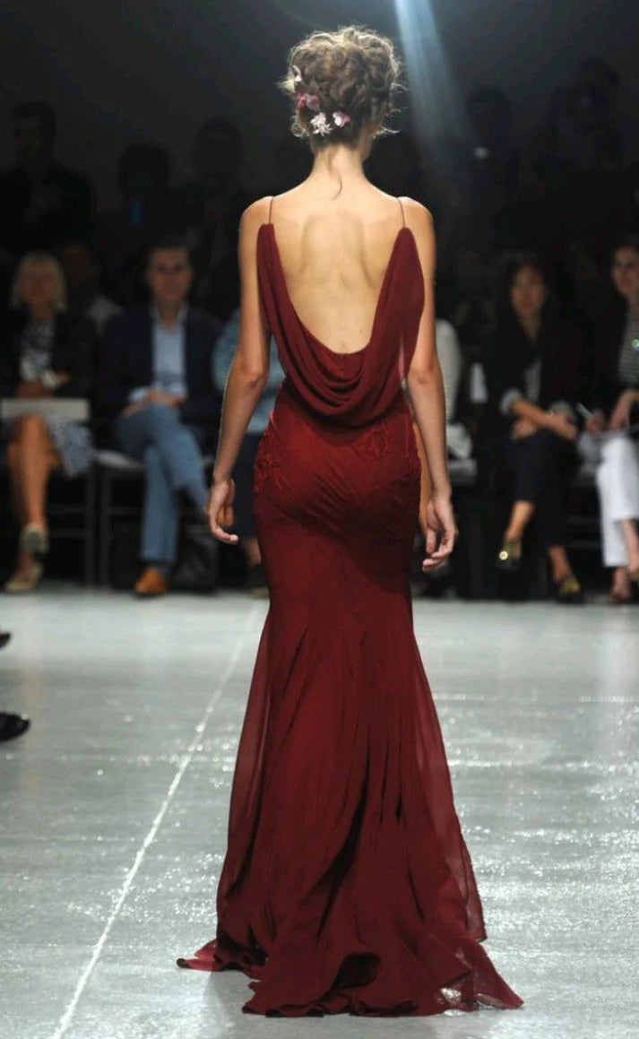 Burgundy Fashion Elegant Strapless Long Chiffon Teen Prom Dress Evening Dress Party Dress nv3769