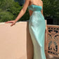Simple Spaghetti Strap Long Ball Gown Birthday Dress Evening Dress nv1763