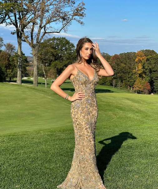 Gold gorgeous Shiny Exquisite Beading Fashion V Neck Long Sequin Elegant Ball Gown Evening Dress Party Dress nv1400