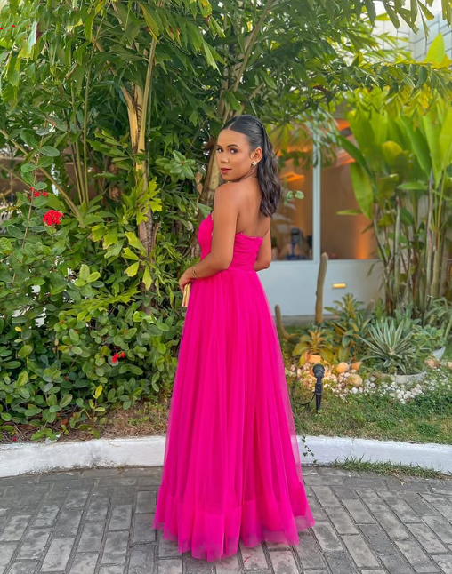 Sleeveless A Line  Long Prom Dresses nv1301