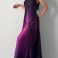 Purple Elegant Fashion Exquisite Strap Long Tulle Ball Gown Evening Dress Party Dress Prom Dress nv3977