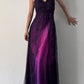 Purple Elegant Fashion Exquisite Strap Long Tulle Ball Gown Evening Dress Party Dress Prom Dress nv3977