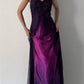 Purple Elegant Fashion Exquisite Strap Long Tulle Ball Gown Evening Dress Party Dress Prom Dress nv3977