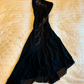 Black floral beaded short chiffon homecoming dress birthday dress prom dress nv4503