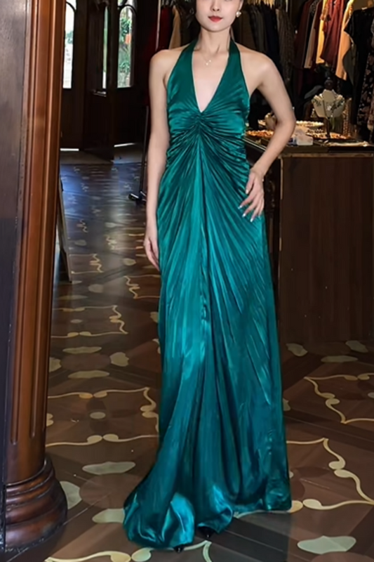 Robe longue de soirée rétro NV6442