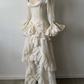 NiceVestidos - Robe de bal à manches longues, longue et exquise, en dentelle NV6031