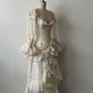 NiceVestidos - Robe de bal à manches longues, longue et exquise, en dentelle NV6031