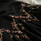 NiceVestidos - Robe de soirée courte/mi-longue à imprimé floral noir nv5461