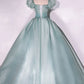 Green Unique Tulle Long Prom Dress Sweet 16 Years Old Dress Evening Dress nv2043