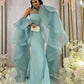Blue luxury mermaid beaded evening dress birthday dress prom dress nv2019