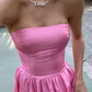 Pink Leg Split Prom Dress,Women Sexy Elegant Party Dresses nv1157