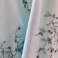 Blue exquisite beading vintage fashion floral long satin ball gown evening dress nv4315