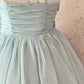 Blue Sweet Delicate Beaded Short Tulle Exquisite Lace Homecoming Dress Prom Dress Evening Dress Birthday/Wedding Party Dress nv4102