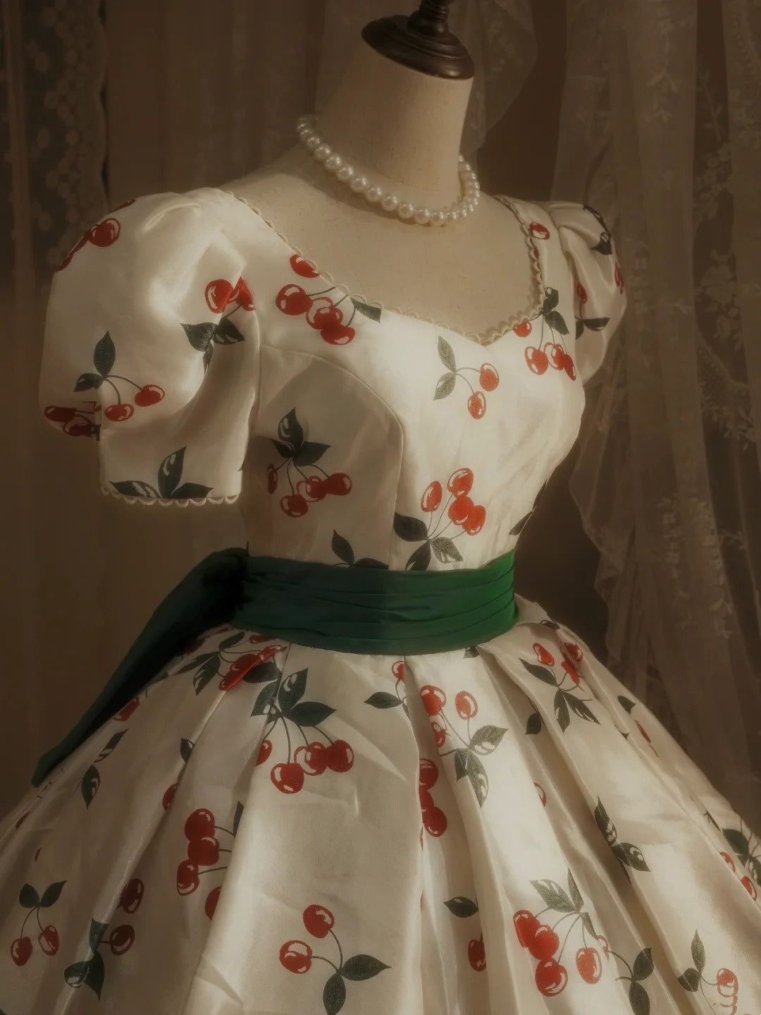 NiceVestidos--Vintage Dress Girl Princess Dress Satin Tulle 16 Years Old Dress NV5855