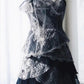 Robe de soirée vintage exquise en dentelle longue et tulle NV6610