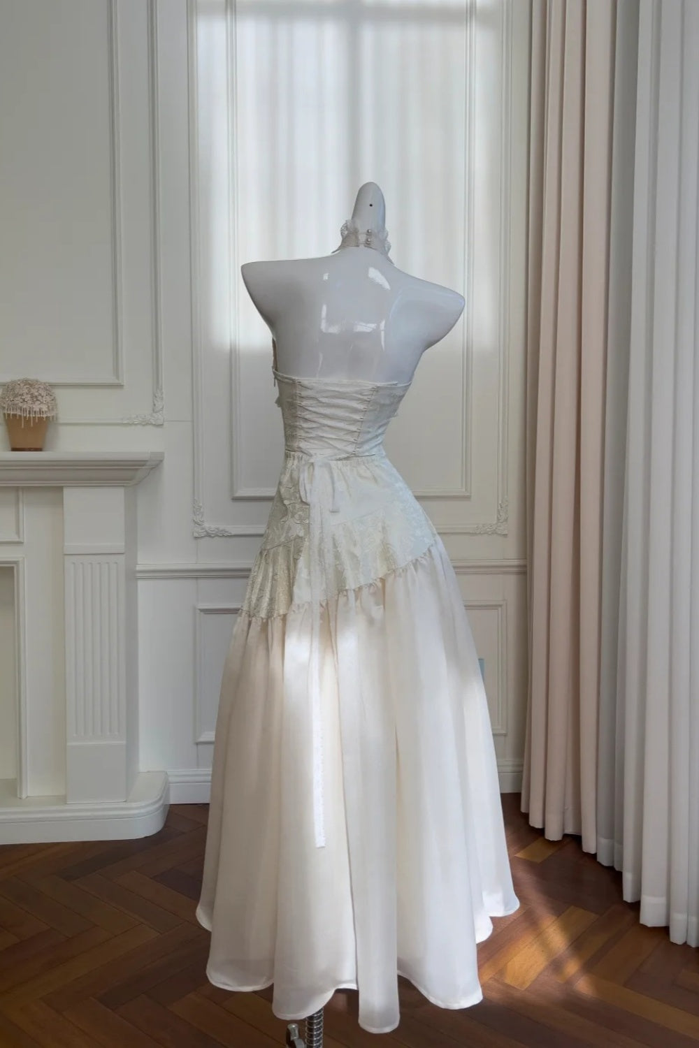 NiceVestidos - Robe vintage noire et blanche NV6077