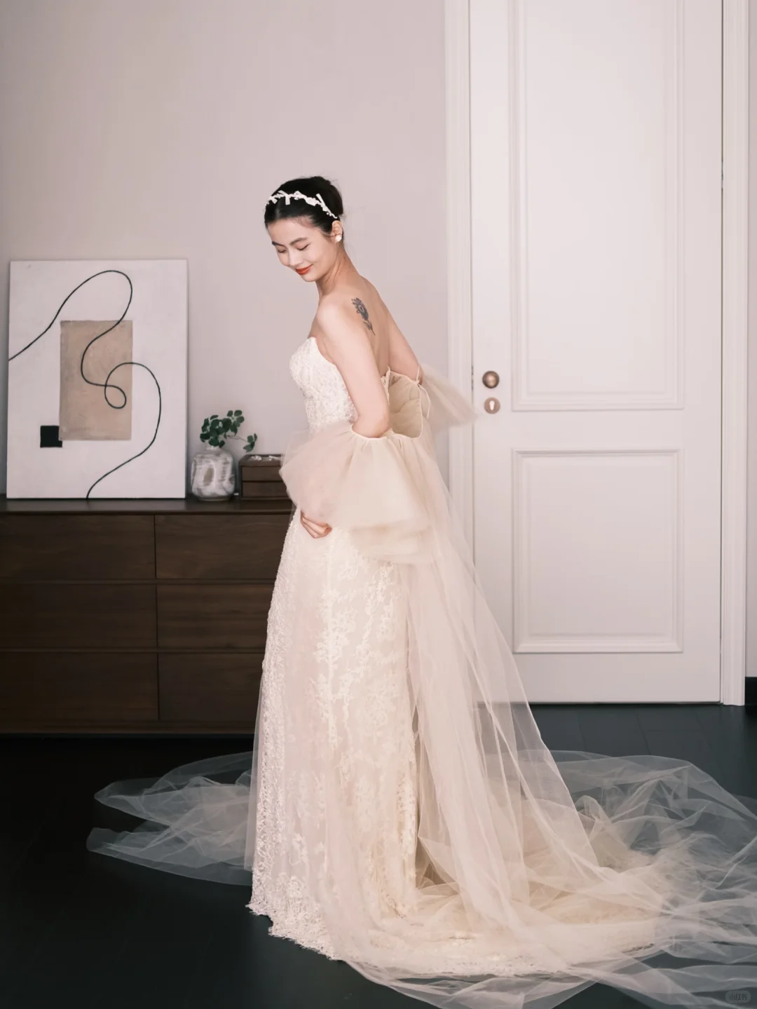 Sweetheart Lace Mermaid Wedding Dress Strapless Bridal Gown  NV7273