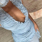 Blue Fashion Chiffon Long Prom Dress Evening Dress Party Dress nv4766