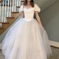 NiceVestidos--White Princess Tulle Long Ball Gown Simple Wedding Dress NV5829