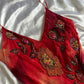 🌺✨Red exquisite beaded elegant retro long chiffon prom dress party dress nv5351
