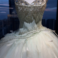 Strapless Light Mint Green Fairy Ball Gown Rhinestone Beaded Sparkle Tulle Feather Long Prom Dress  NV7028