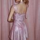 Pink Purple Shiny Cute Sexy Fashion Short Sequined Mini Homecoming Dress Cocktail Party Dress nv3997