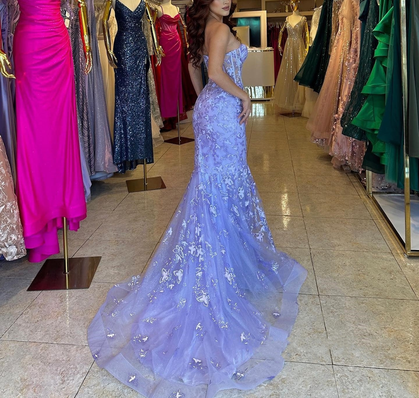 Sexy Sweetheart Party Dress Sleeveless Floor-Length  Prom Evening Dress nv1067