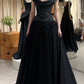 NiceVestidos--Black Simple, Elegant And Fashionable Wedding Guest Dress NV5846